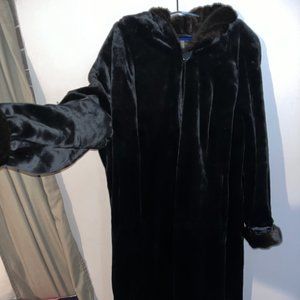 Long Black Women Trench Coat